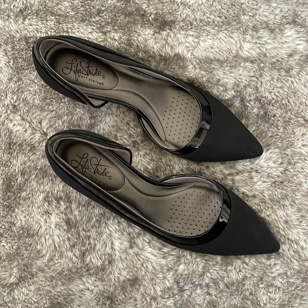 2inch Black Heals, size 9